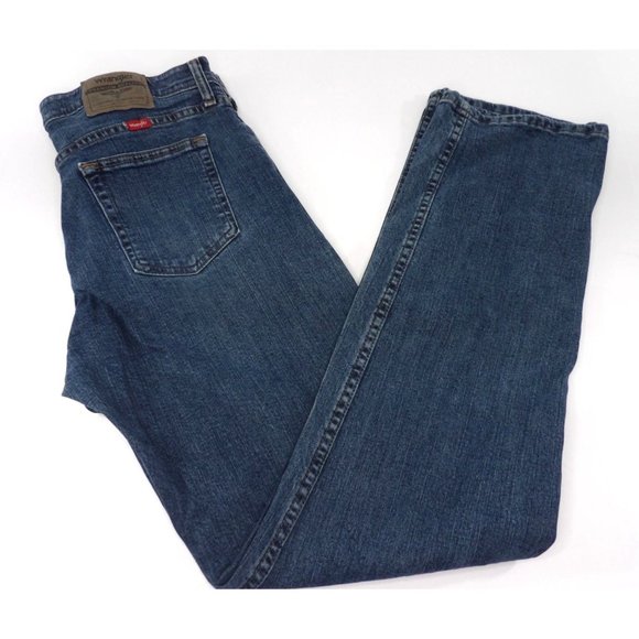 Men's Wrangler Washed Denim Jeans 5 Pocket 30 X 32 preowned - Picture 1 of 4